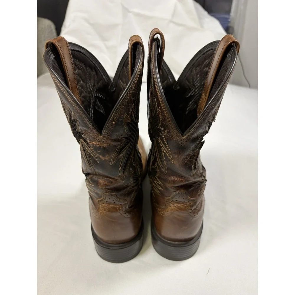 Ariat Sport Cool VentTEK Western Cowboy Boots Mens 9.5D Wide Square Toe 10031446